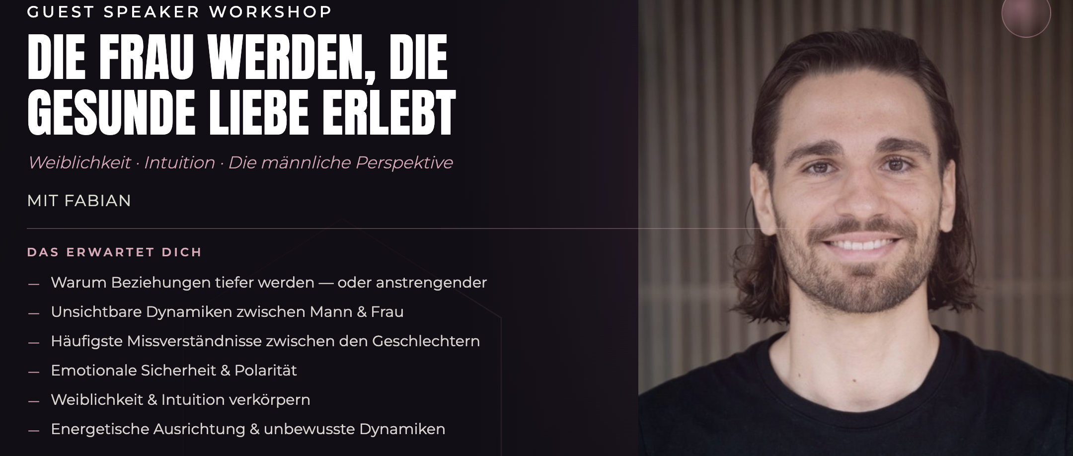 Mit Fabian, Die Frau werden, die gesunde Liebe erlebt