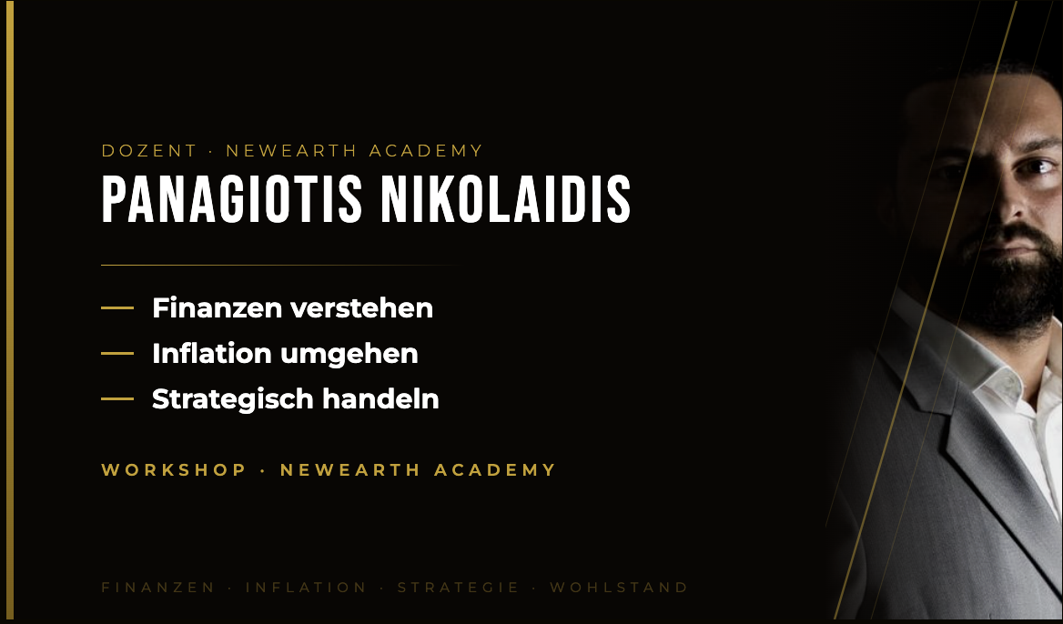 Panagiotis Nikolaidis, Finanzen verstehen, Workshop